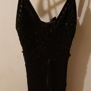 Black shimmer blouse